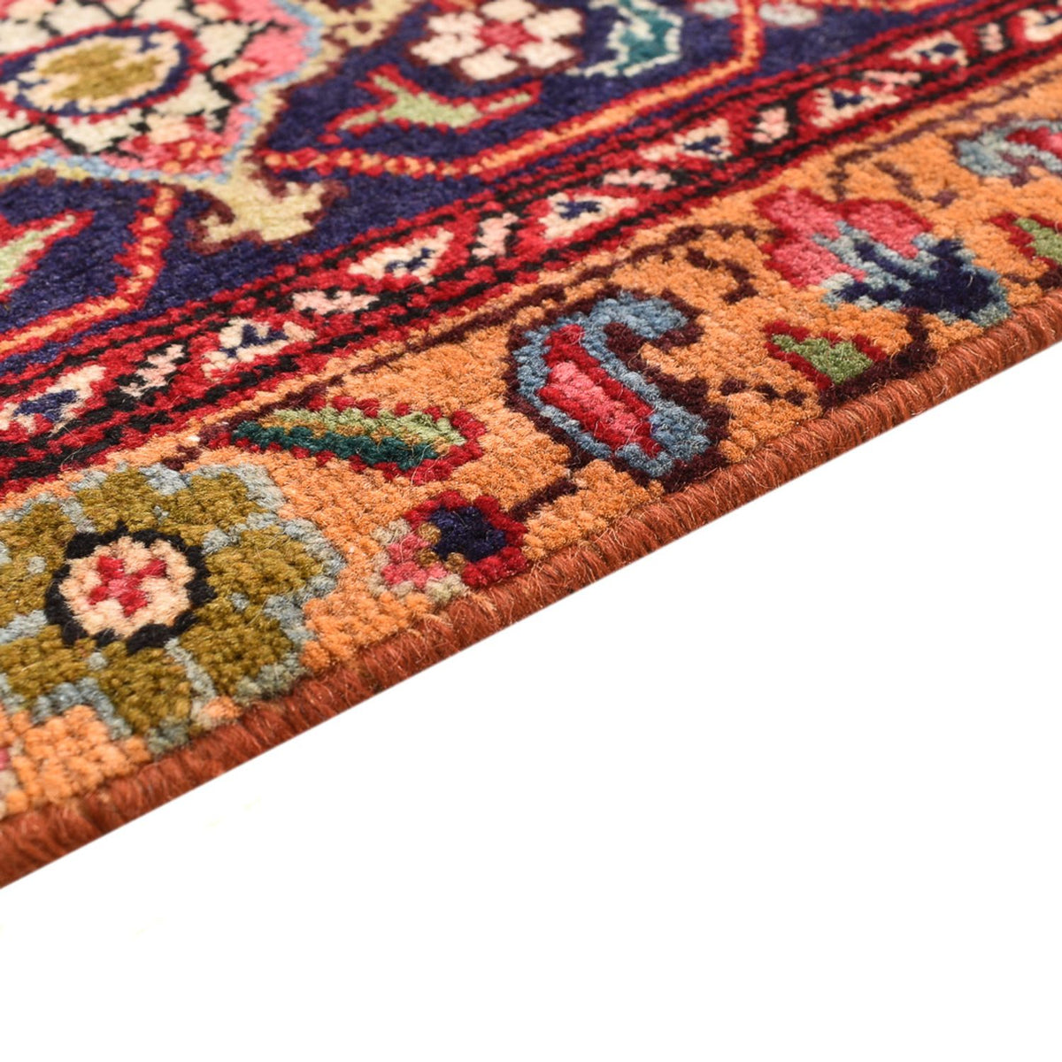 Tapis persan - Tabriz - 286 x 197 cm - rouge bordeaux