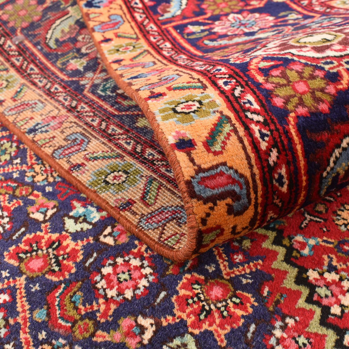 Tapis persan - Tabriz - 286 x 197 cm - rouge bordeaux