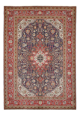 Tapis persan - Tabriz - 295 x 200 cm - bleu foncé