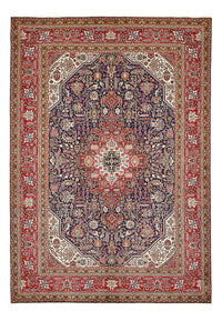 Tapis persan - Tabriz - 295 x 200 cm - bleu foncé