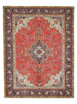 Tapis persan - Tabriz - 275 x 190 cm - rouge