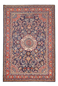 Tapis persan - Nomadic - 323 x 210 cm - bleu foncé