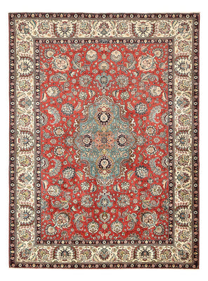 Tapis persan - Tabriz - 347 x 246 cm - rouge clair