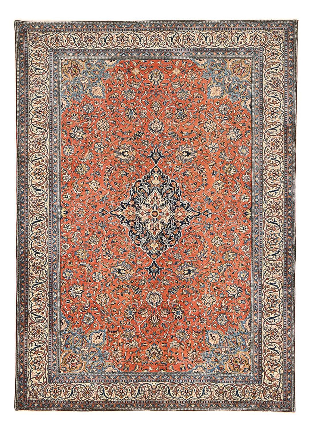Tapis persan - Classique - 352 x 247 cm - terracotta