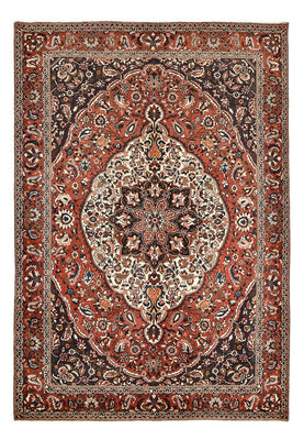 Tapis persan - Nomadic - 313 x 215 cm - rouge bordeaux