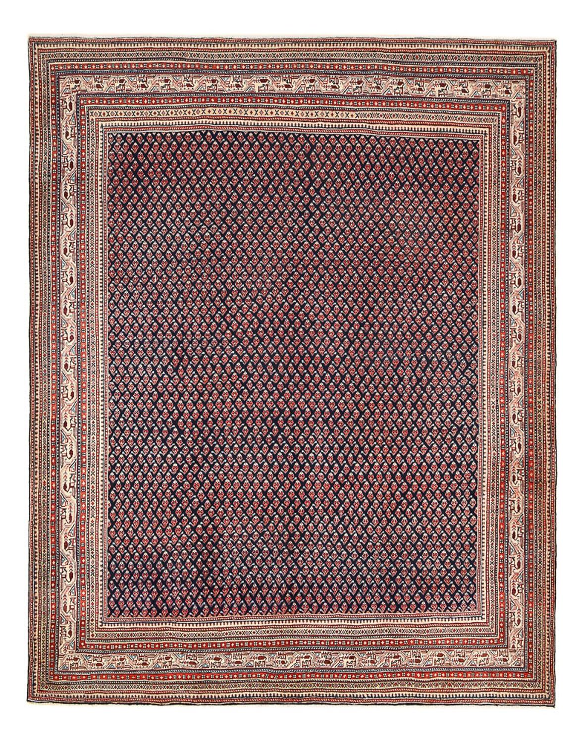 Tapis persan - Mir - 320 x 247 cm - rouge foncé