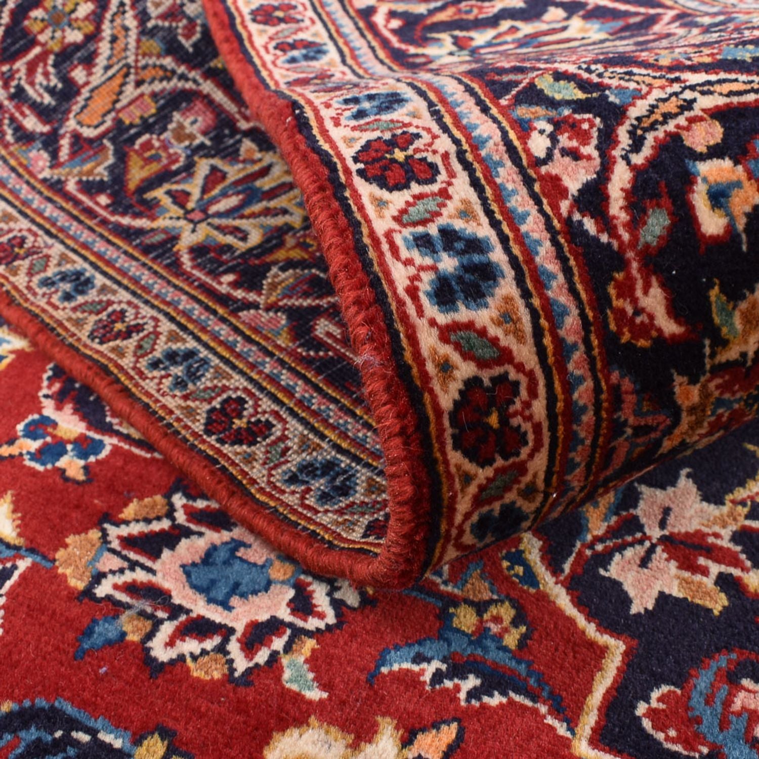 Tapis persan - Keshan - 257 x 146 cm - rouge
