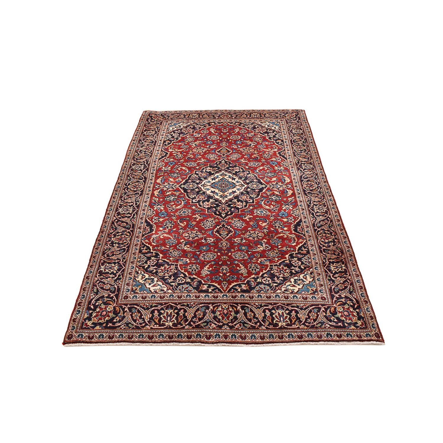 Tapis persan - Keshan - 257 x 146 cm - rouge