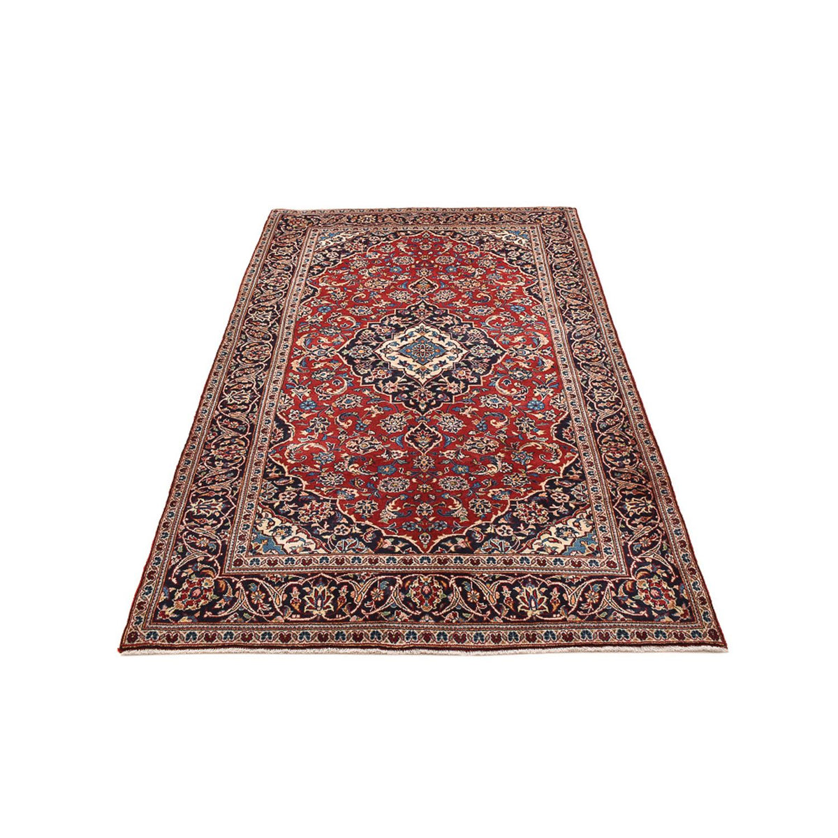 Tapis persan - Keshan - 257 x 146 cm - rouge