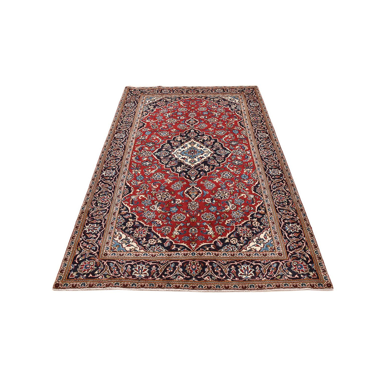 Tapis persan - Keshan - 266 x 147 cm - rouge