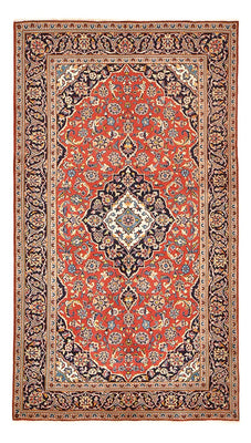 Tapis persan - Keshan - 260 x 147 cm - rouge clair