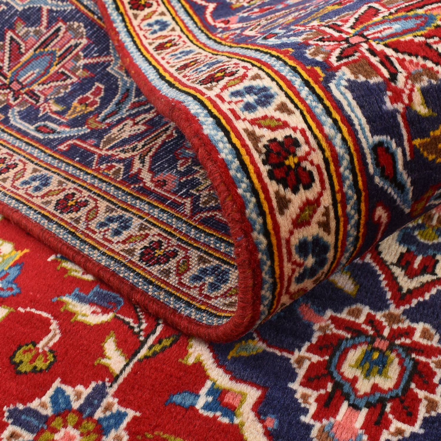 Tapis persan - Keshan - 243 x 148 cm - rouge