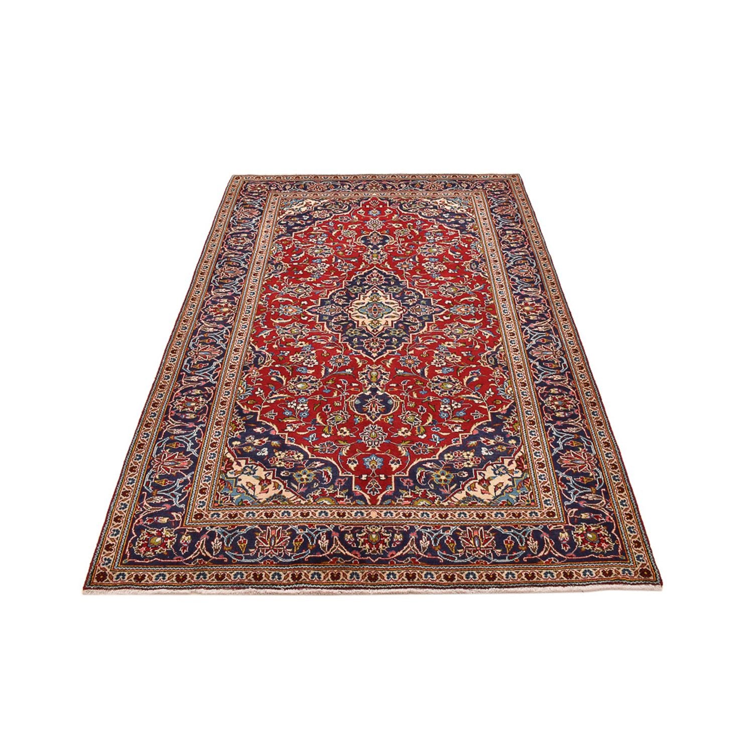 Tapis persan - Keshan - 243 x 148 cm - rouge
