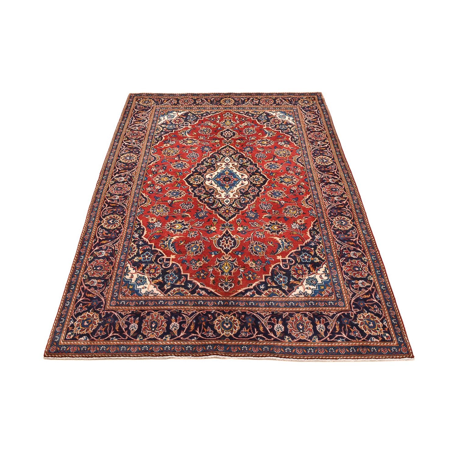 Tapis persan - Keshan - 227 x 140 cm - rouge