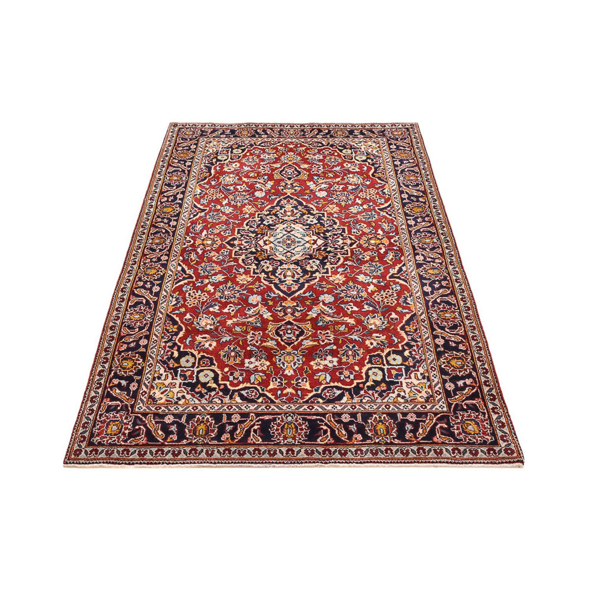 Tapis persan - Keshan - 205 x 124 cm - rouge