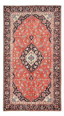 Tapis persan - Keshan - 253 x 134 cm - rouge clair