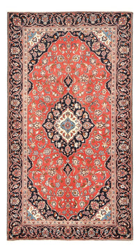 Tapis persan - Keshan - 253 x 134 cm - rouge clair