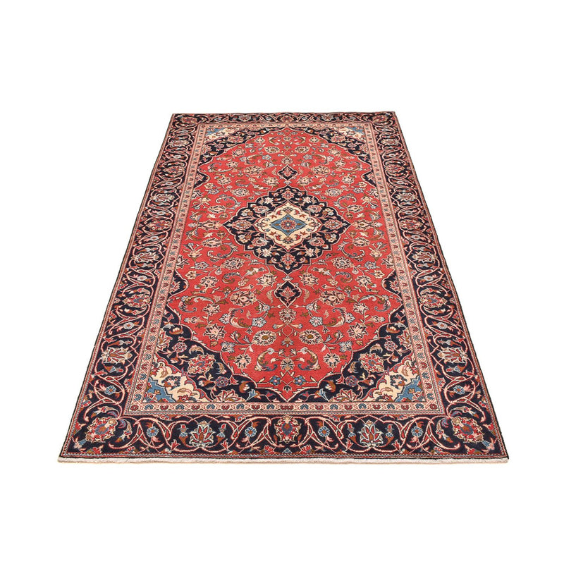 Tapis persan - Keshan - 253 x 134 cm - rouge clair