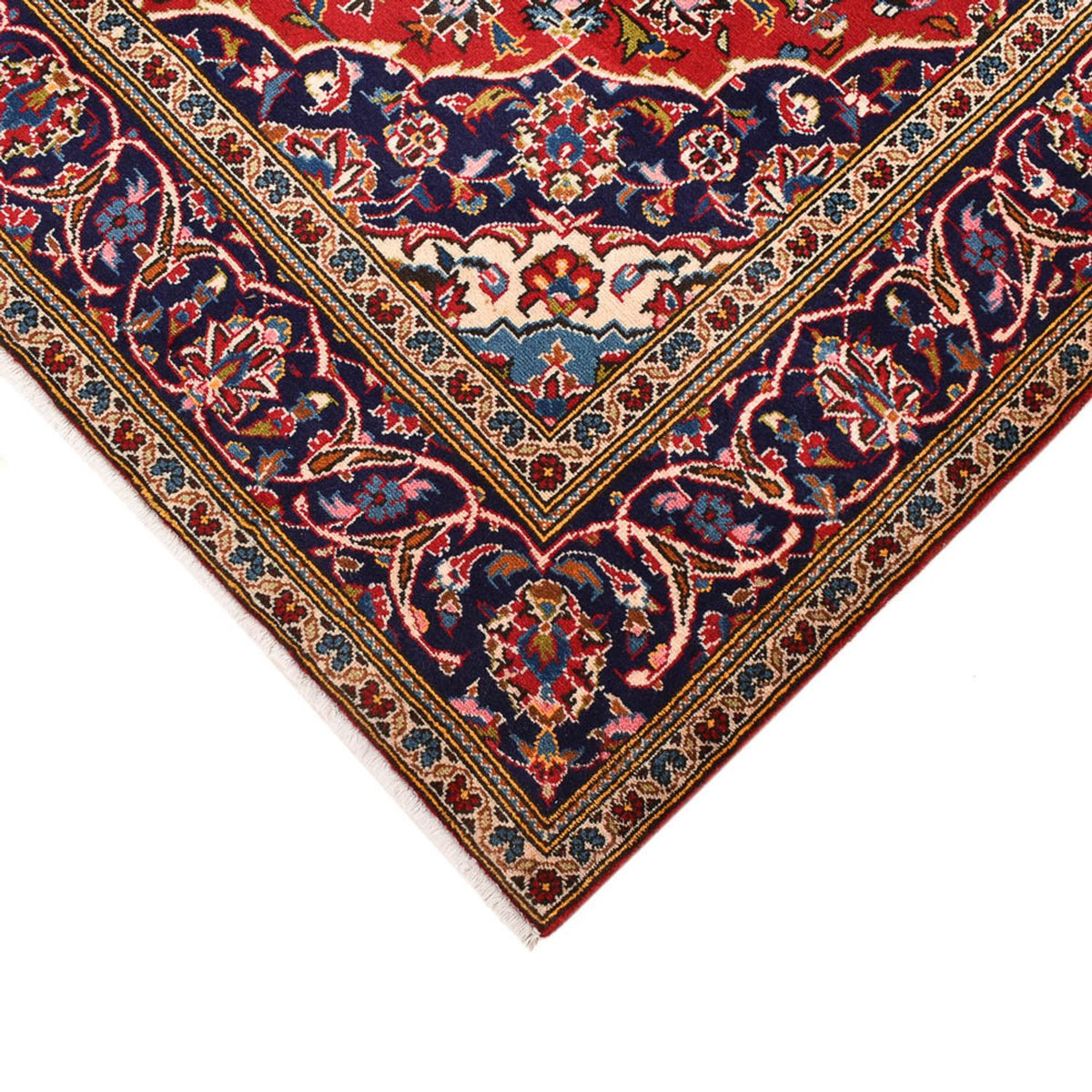 Tapis persan - Keshan - 265 x 150 cm - rouge