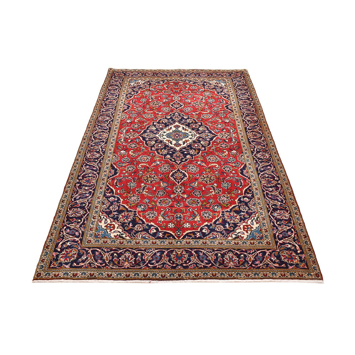 Tapis persan - Keshan - 265 x 150 cm - rouge