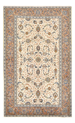 Tapis persan - Keshan - 223 x 138 cm - beige clair