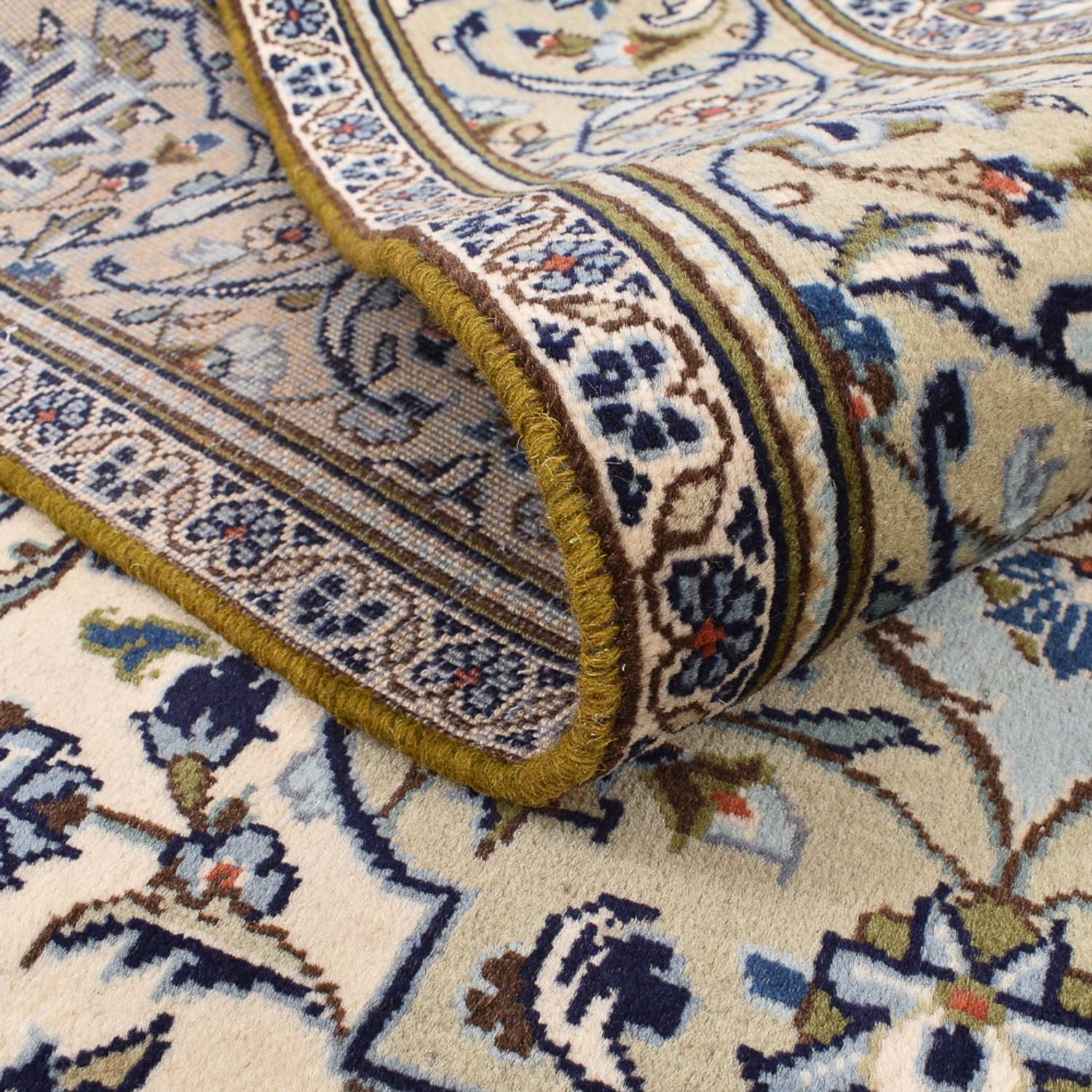 Tapis persan - Keshan - 254 x 145 cm - sable