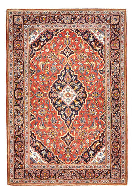 Tapis persan - Keshan - 167 x 114 cm - rouge clair