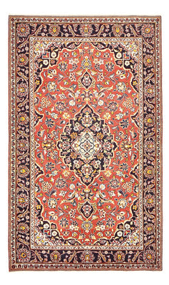 Tapis persan - Keshan - 210 x 127 cm - rouge clair