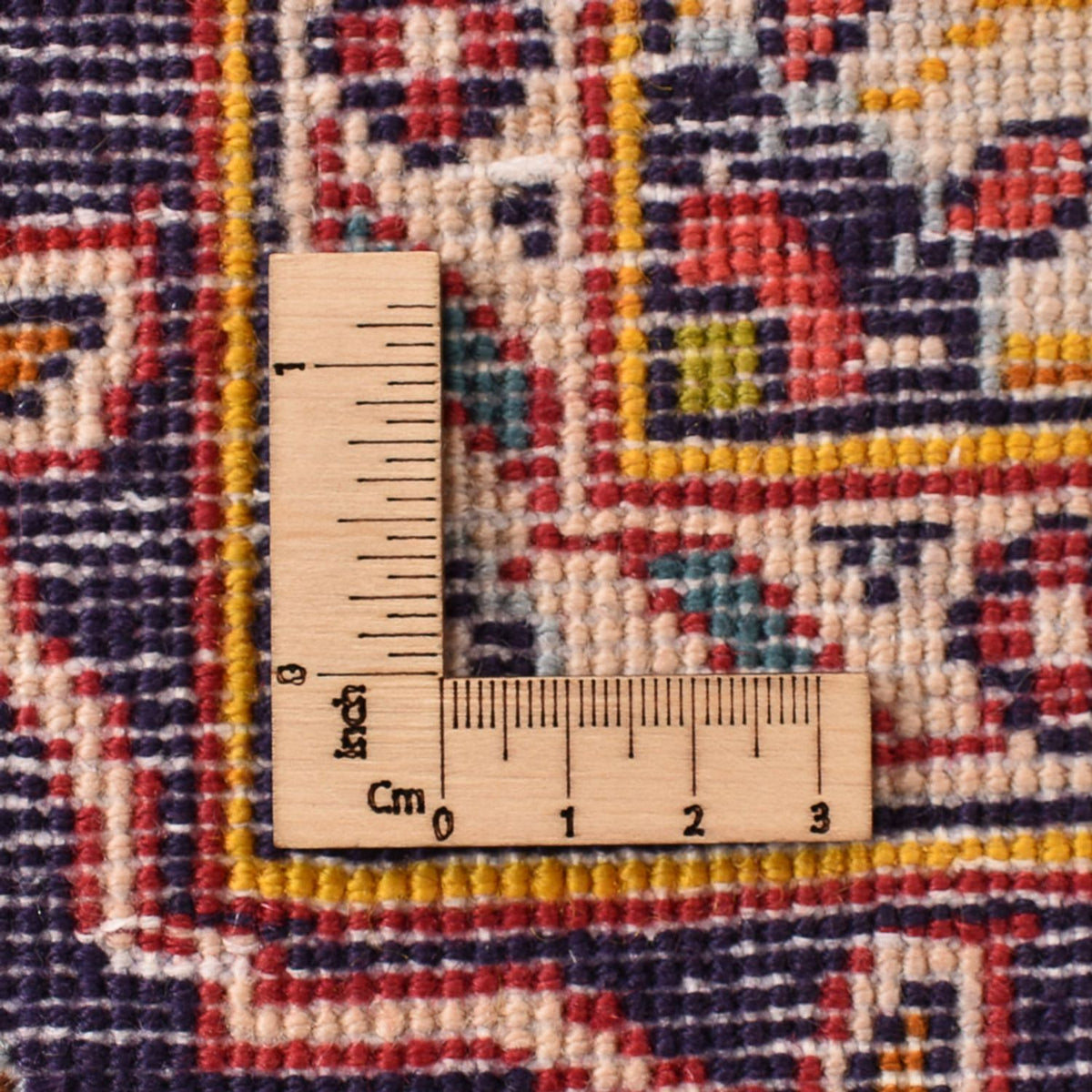 Tapis persan - Keshan - 210 x 127 cm - rouge clair