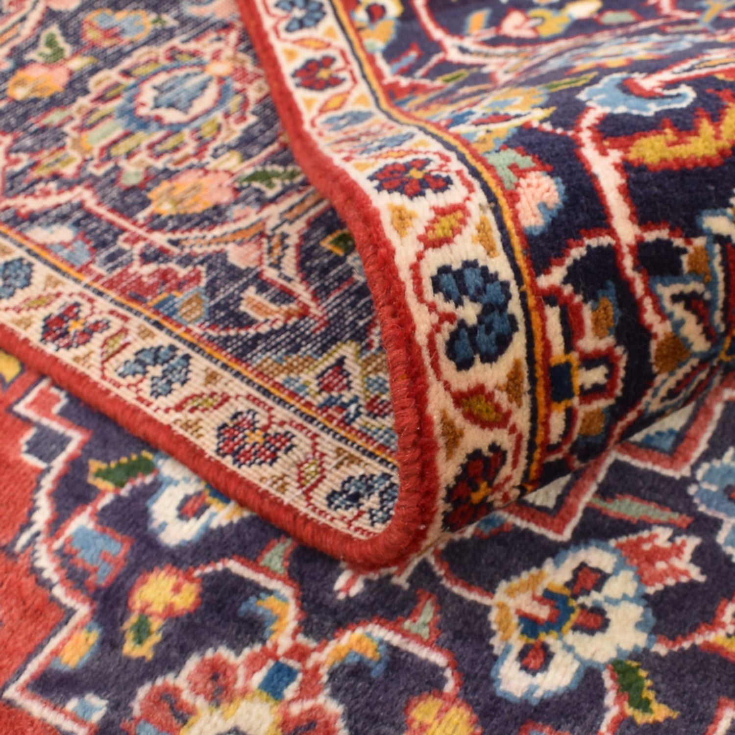 Tapis persan - Keshan - 242 x 145 cm - rouge