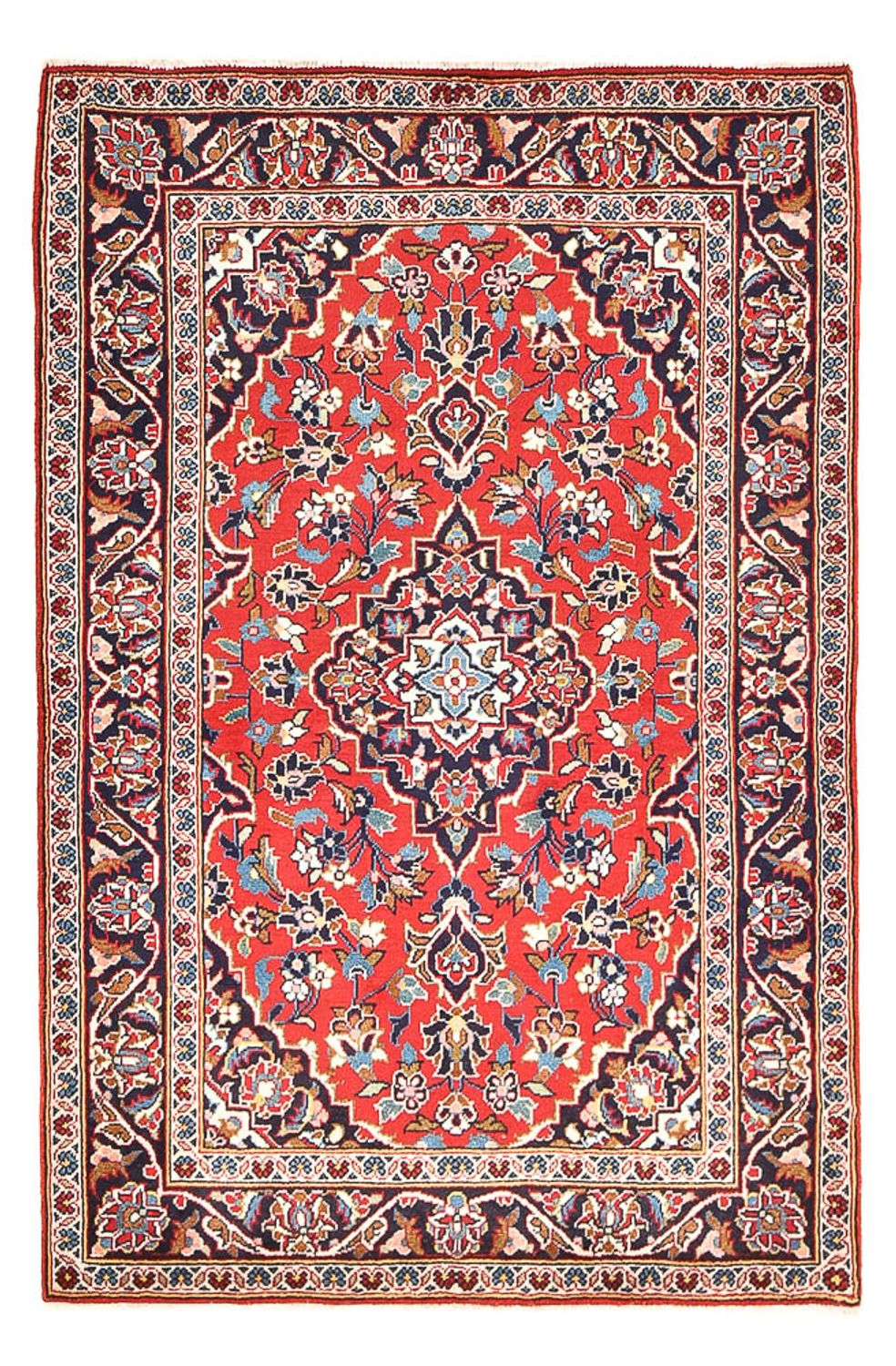 Tapis persan - Keshan - 152 x 102 cm - rouge