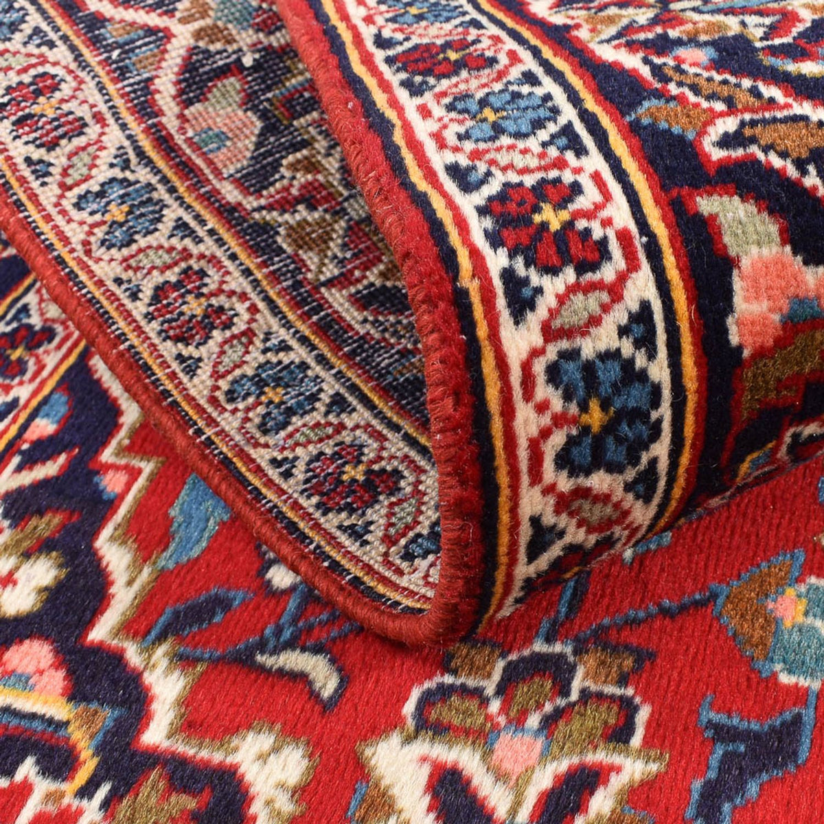 Tapis persan - Keshan - 152 x 102 cm - rouge