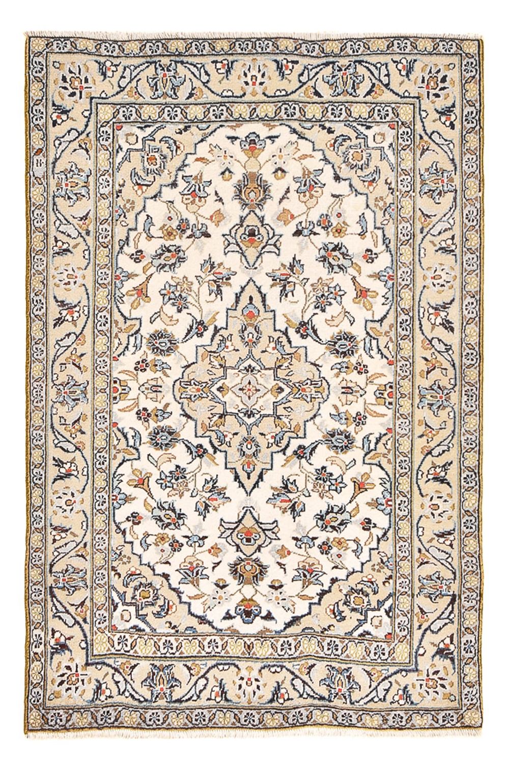Tapis persan - Keshan - 142 x 96 cm - sable