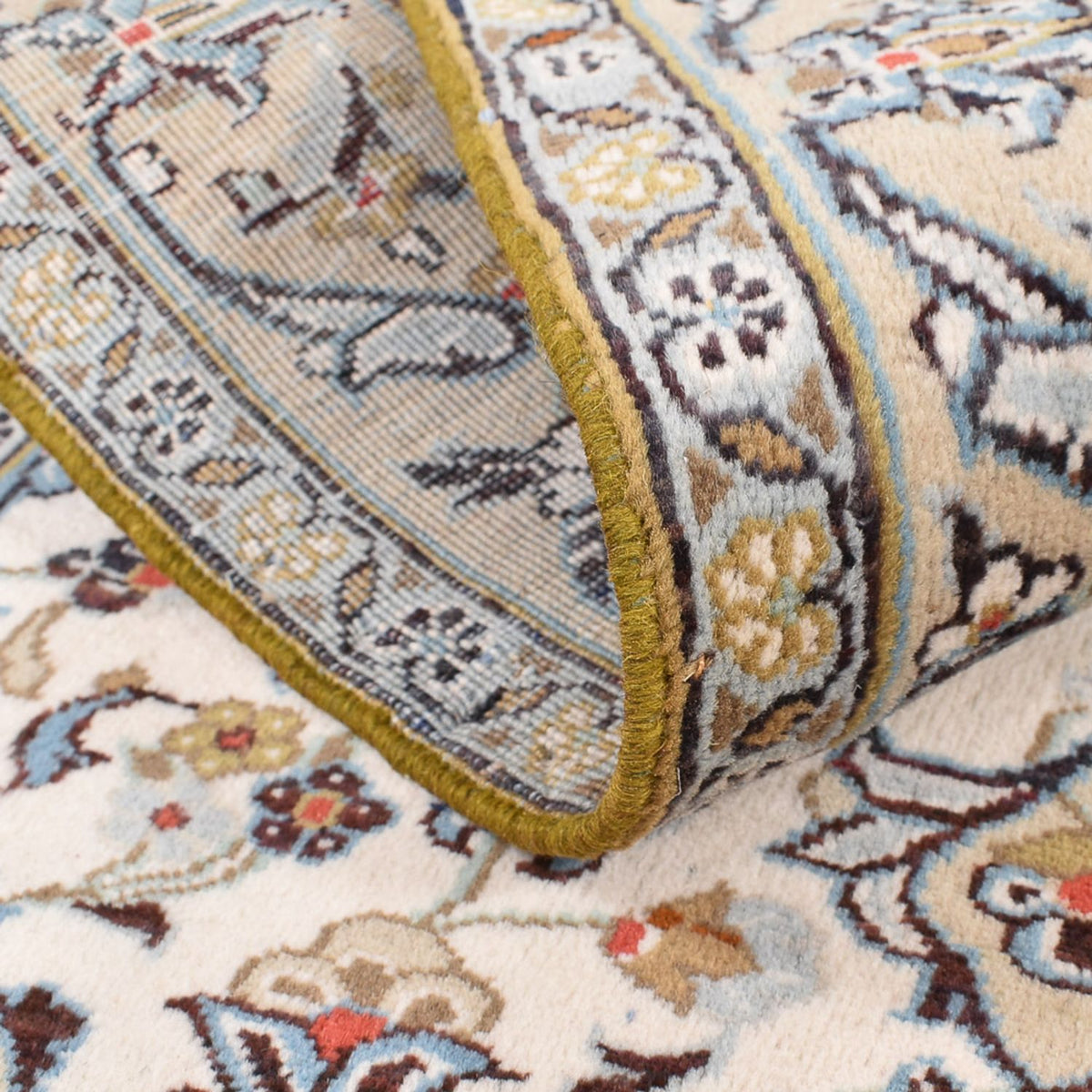 Tapis persan - Keshan - 142 x 96 cm - sable