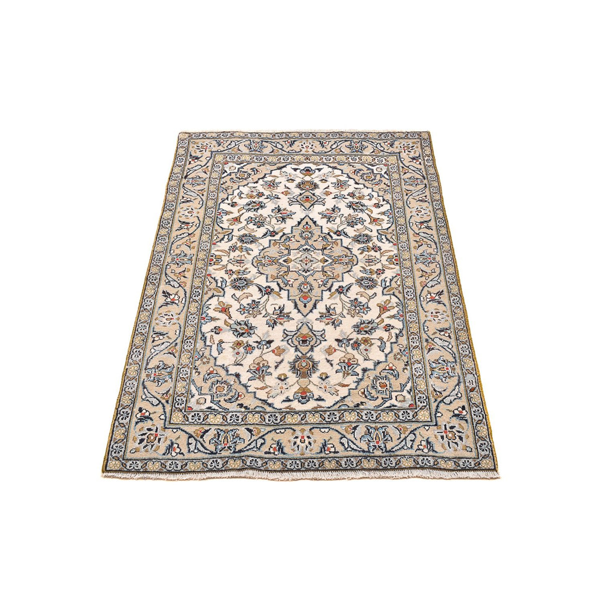 Tapis persan - Keshan - 142 x 96 cm - sable