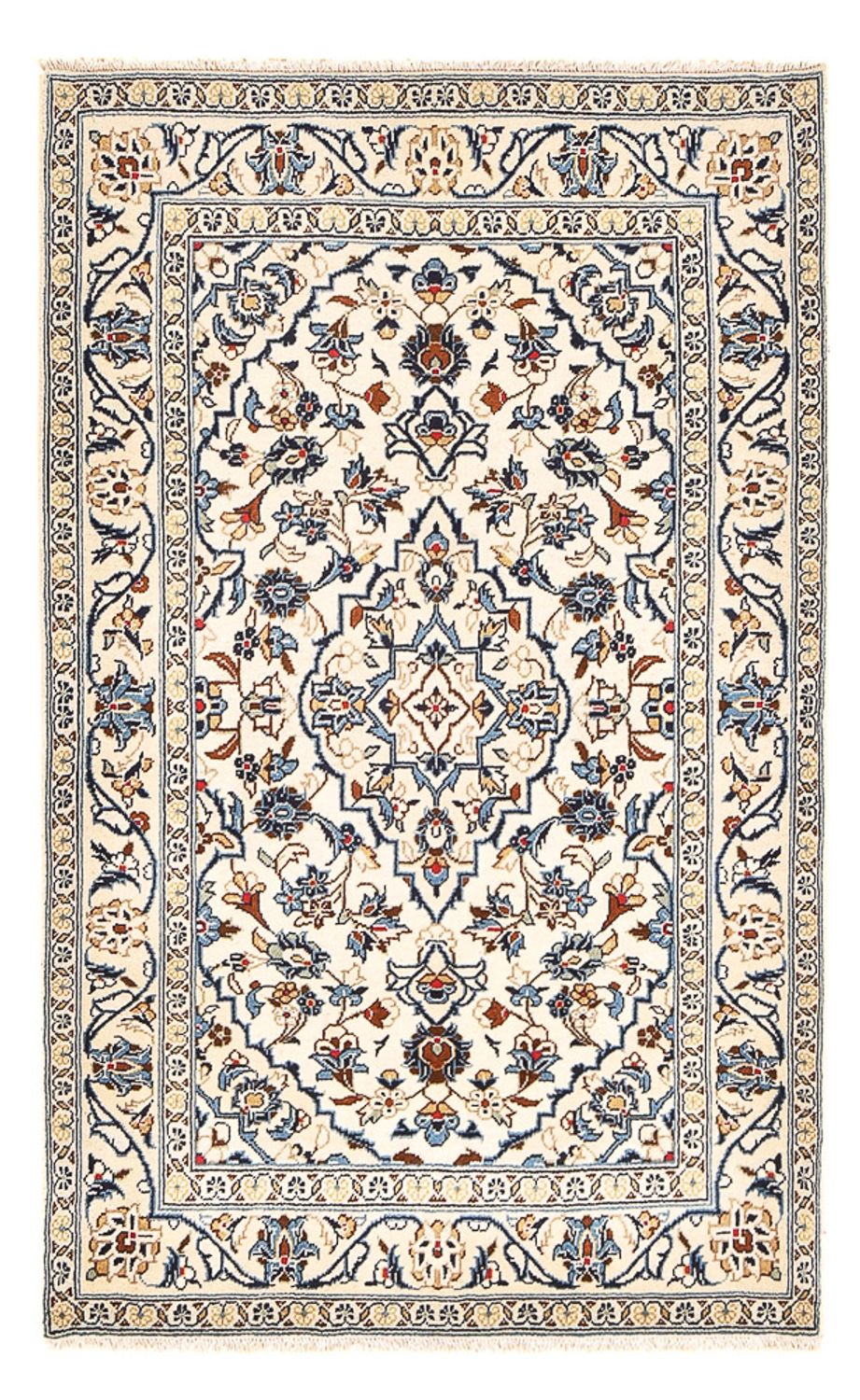 Tapis persan - Keshan - 155 x 99 cm - sable