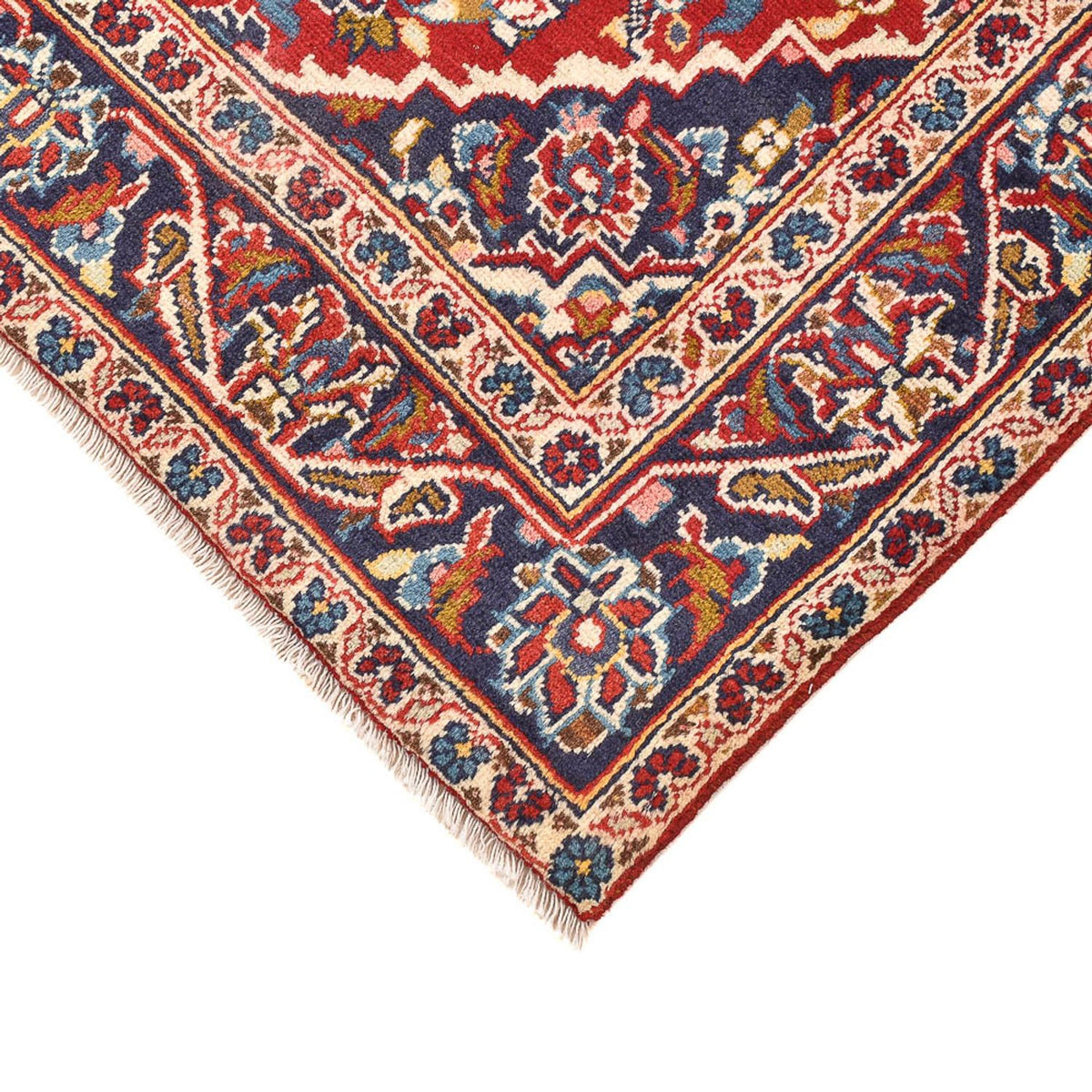 Tapis persan - Keshan - 140 x 97 cm - rouge
