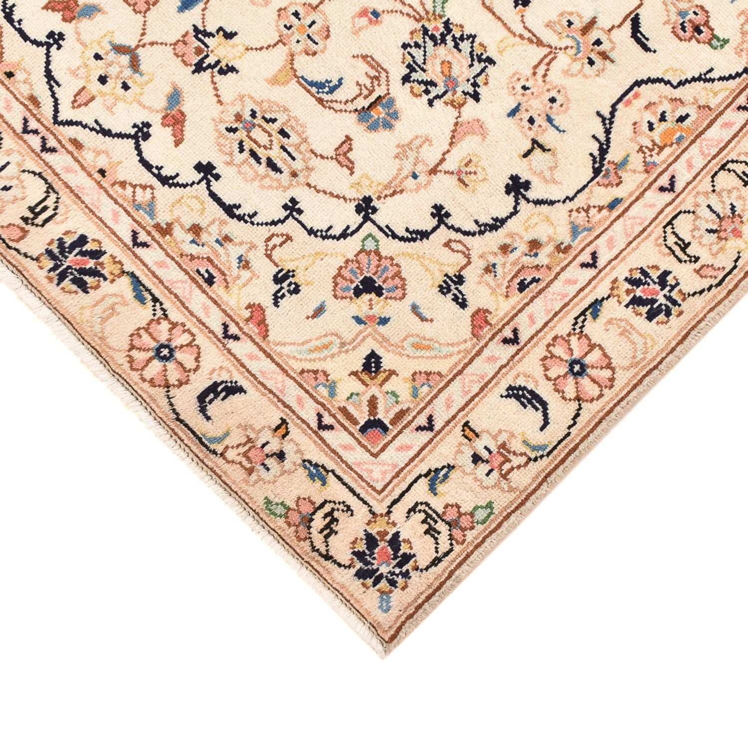 Tapis persan - Keshan - 145 x 92 cm - beige