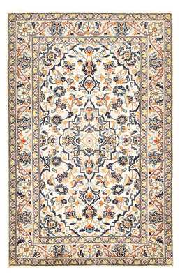 Tapis persan - Keshan - 147 x 95 cm - beige clair