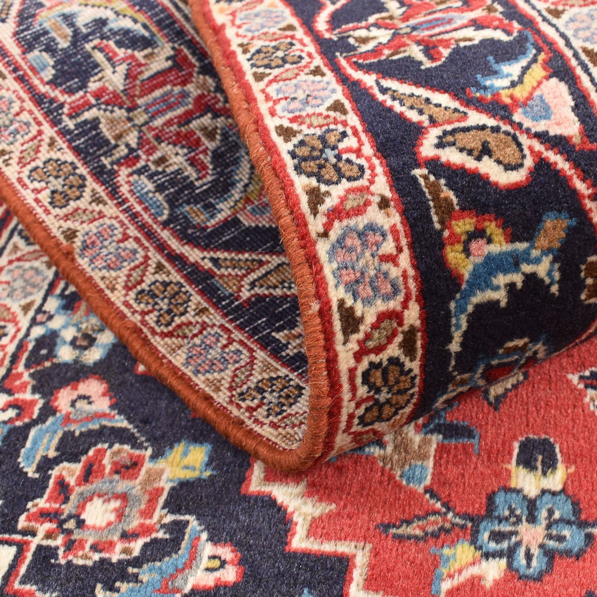 Tapis persan - Keshan - 152 x 96 cm - rouge