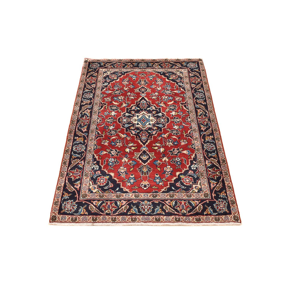 Tapis persan - Keshan - 152 x 96 cm - rouge