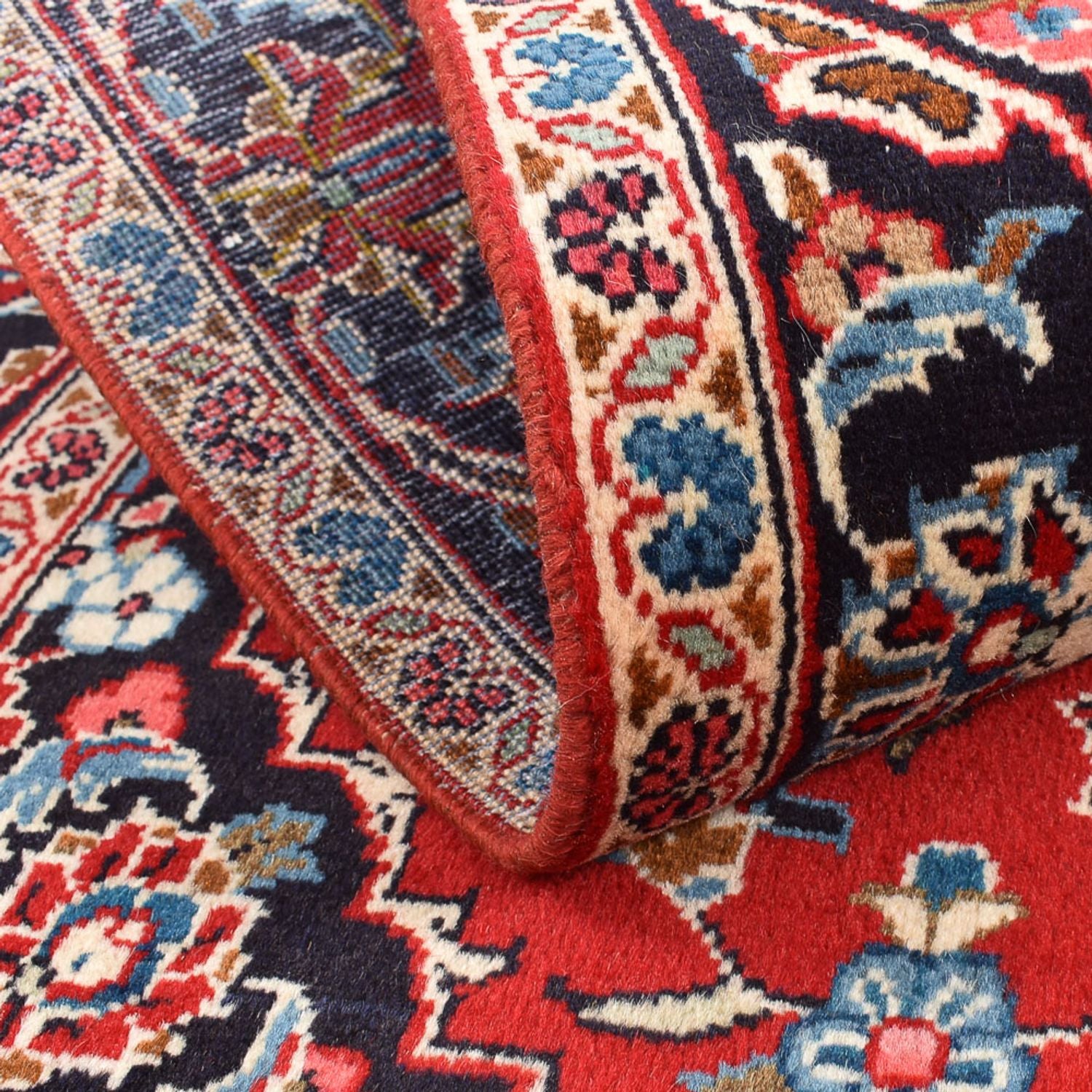 Tapis persan - Keshan - 150 x 93 cm - rouge
