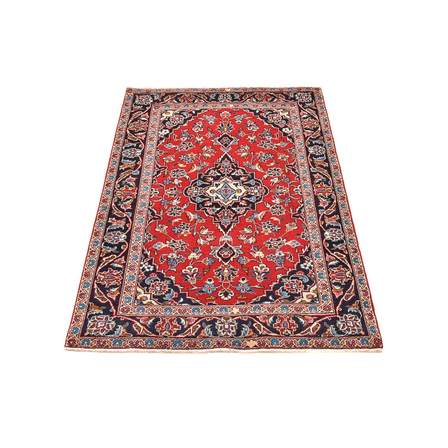 Tapis persan - Keshan - 150 x 93 cm - rouge