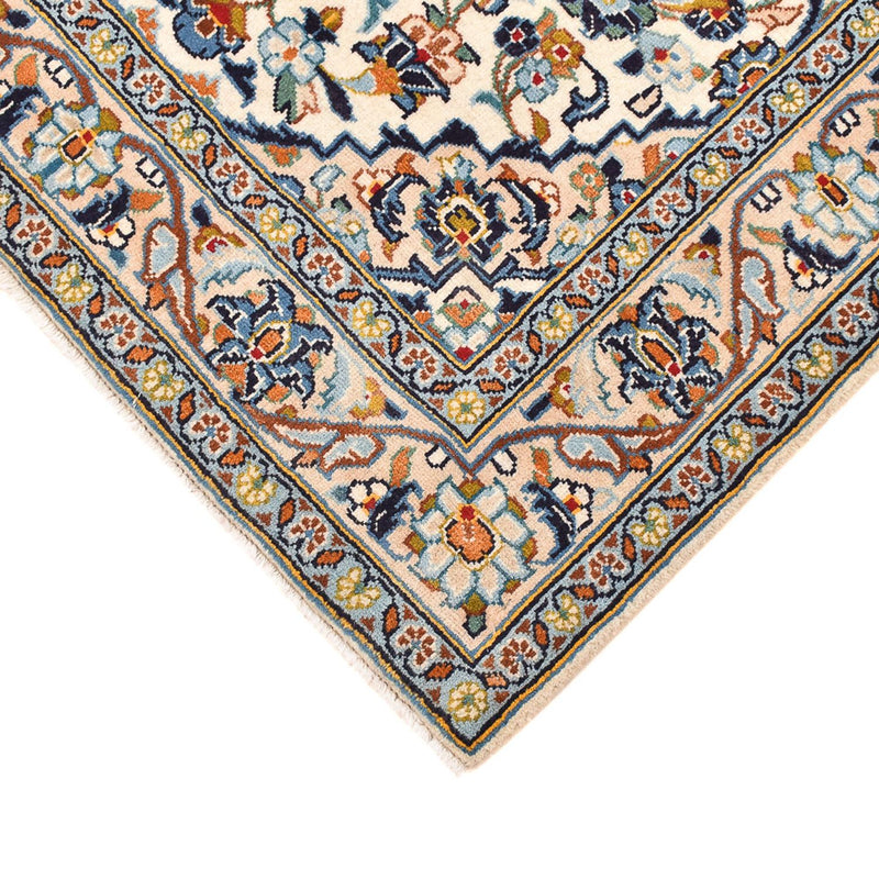 Tapis persan - Keshan - 141 x 96 cm - beige clair