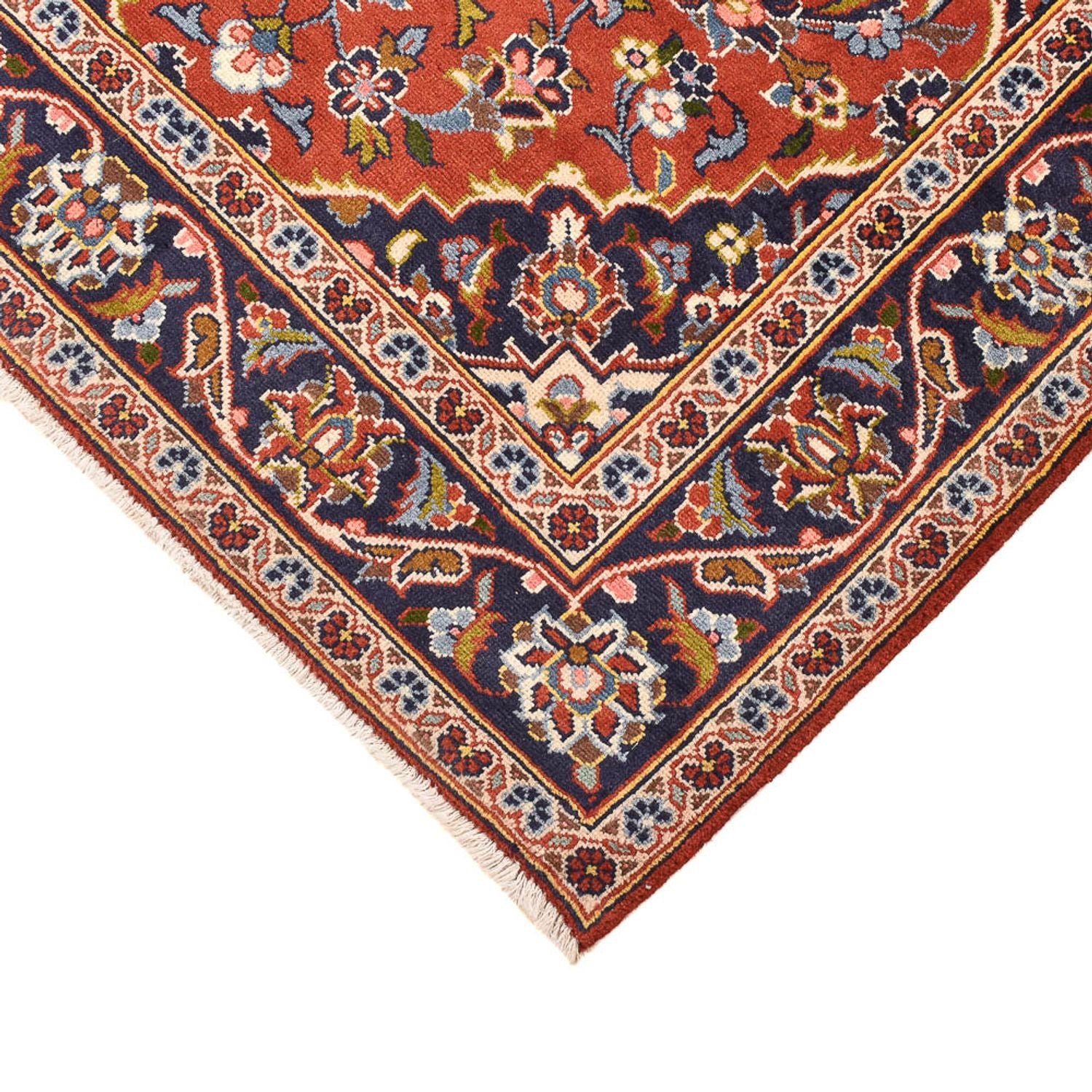 Tapis persan - Keshan - 148 x 103 cm - terracotta