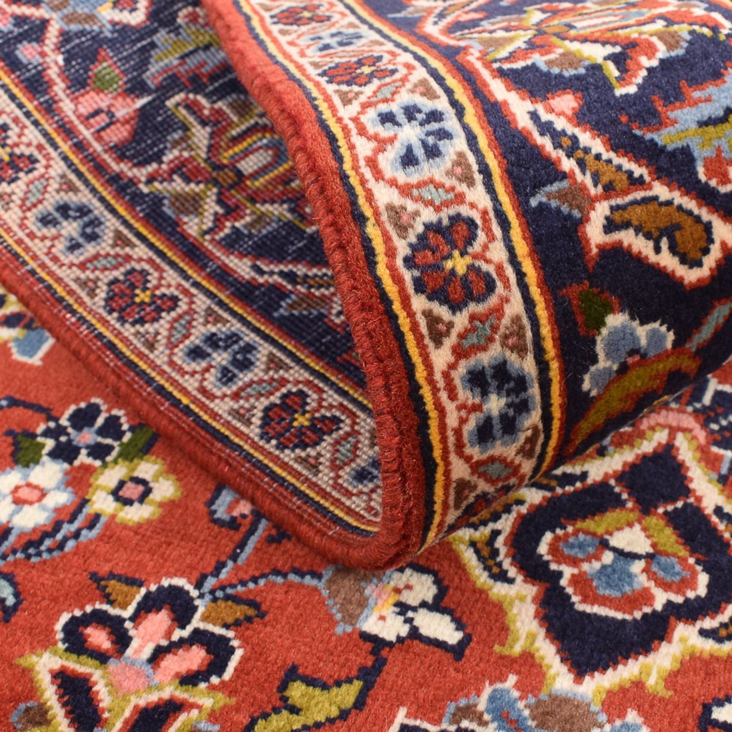 Tapis persan - Keshan - 148 x 103 cm - terracotta