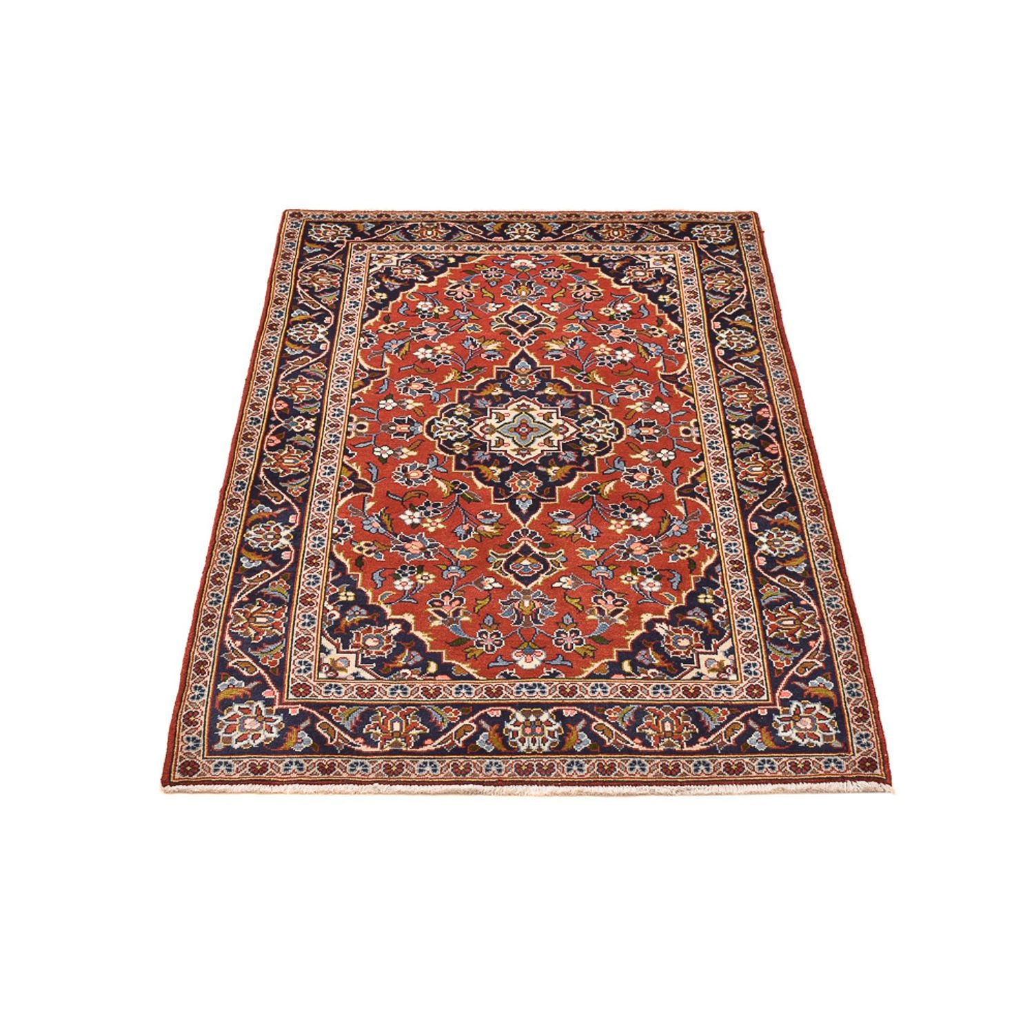 Tapis persan - Keshan - 148 x 103 cm - terracotta