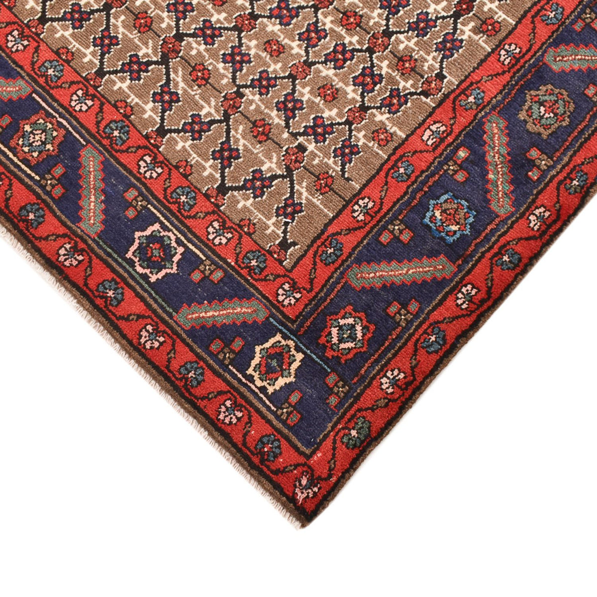 Tapis persan - Nomadic - 268 x 148 cm - rouge clair