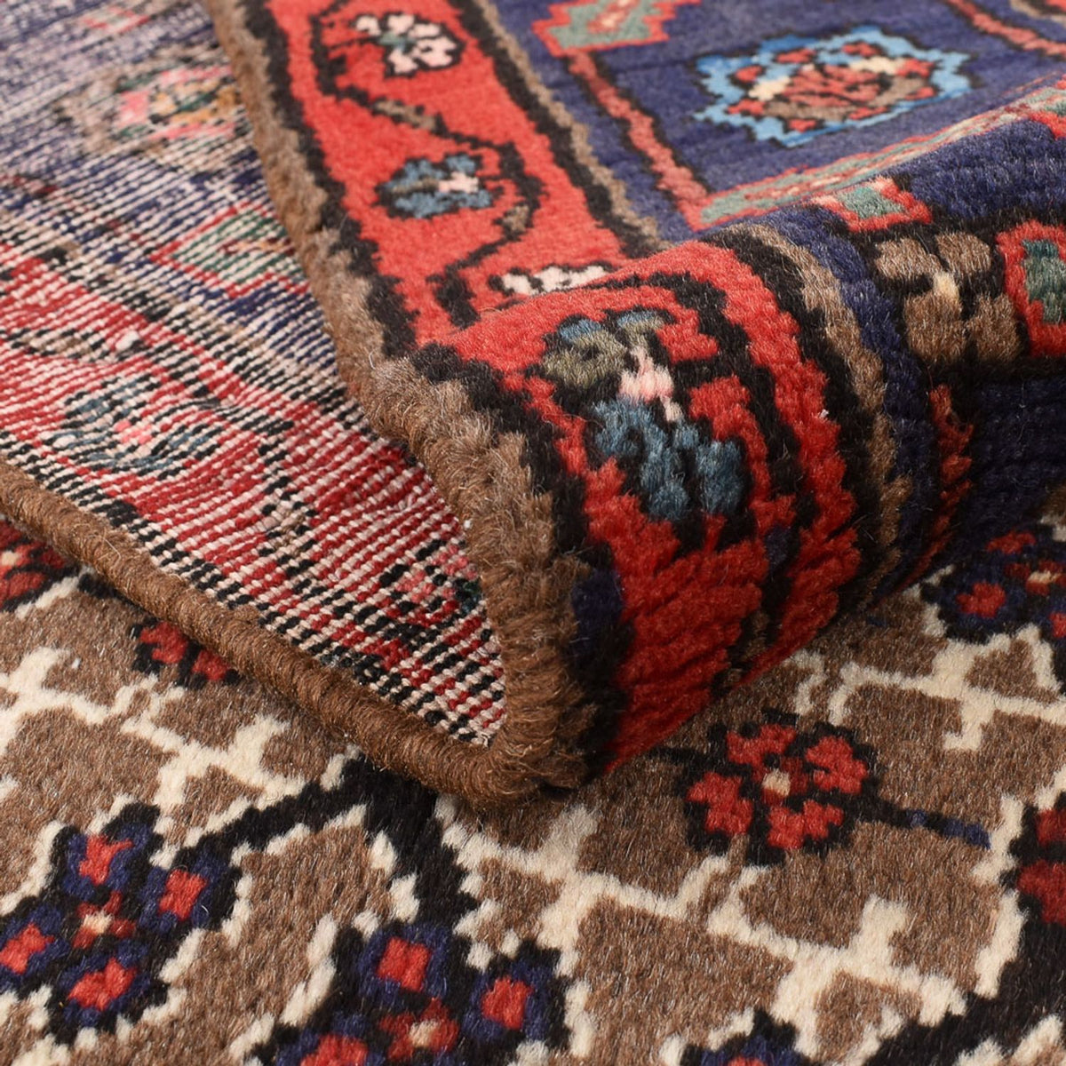 Tapis persan - Nomadic - 268 x 148 cm - rouge clair