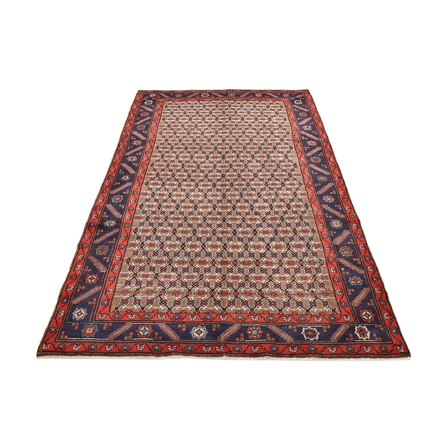 Tapis persan - Nomadic - 268 x 148 cm - rouge clair
